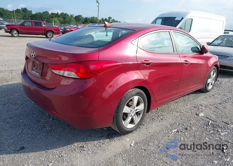 2013 Hyundai Elantra Gls из США, поврежденный, VIN 5NPDH4AEXDH431630